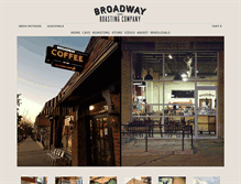 Tablet Screenshot of broadwayroasting.com